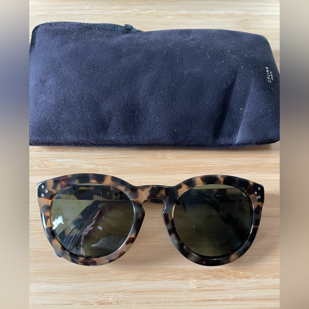 Céline Tortoise Frame Glasses
